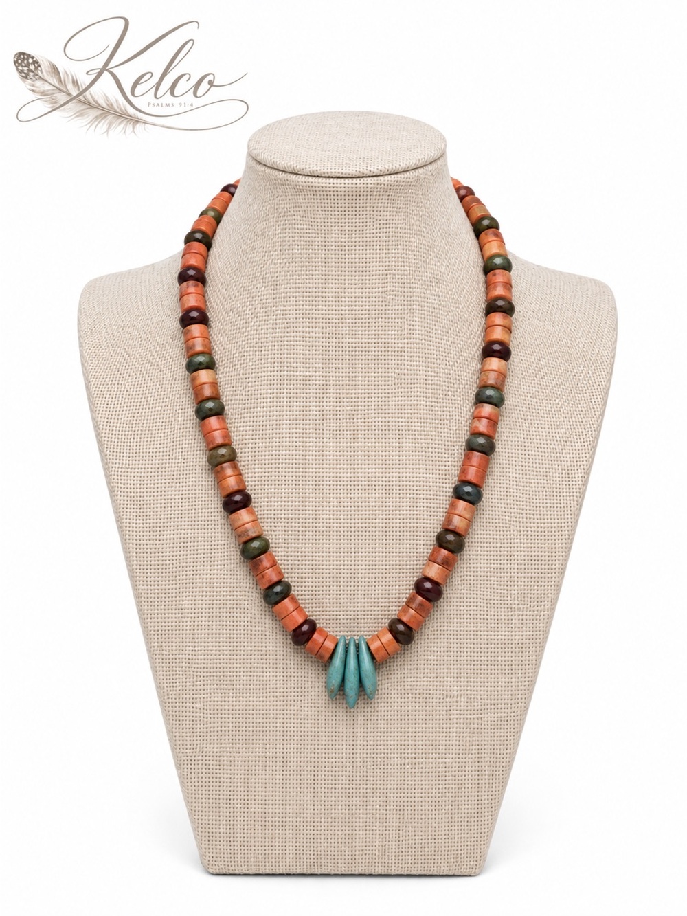 Spiney Oyster Heishi, Turquoise and Faceted Galaxy Tigers Eye